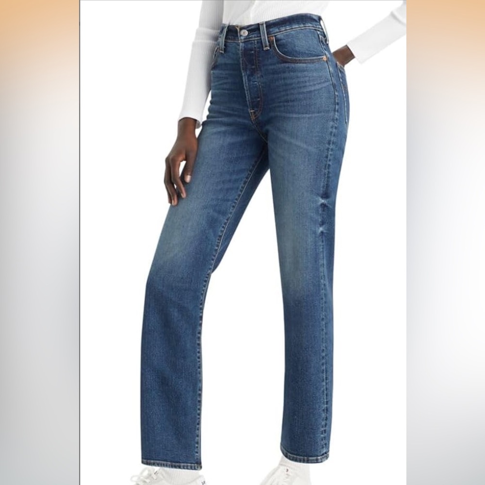 Levi’s ribcage straight Classic Blue Women's Jeans